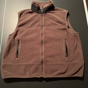 Land’s End Brown Sleeveless Jacket